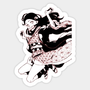 Nezuko Demon Slayer Sticker